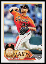 2023 Topps Base Set #108 Alex Cobb