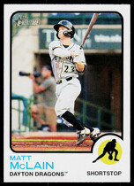2022 Topps Heritage Minor League #159 Matt Mclain