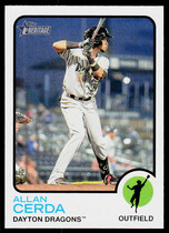 2022 Topps Heritage Minor League #10 Allan Cerda