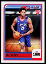 2023 Panini NBA Hoops #253 Kobe Brown