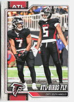 2026 Topps Flagship #298 Atlanta Falcons Combo Card