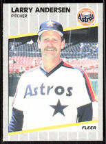 1989 Fleer Base Set #349 Larry Anderson