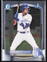 2025 Bowman Chrome Prospects #BCP-123 Jhonayker Ugarte