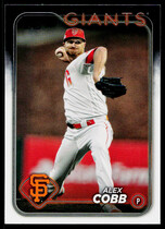 2024 Topps Base Set Series 2 #497 Alex Cobb