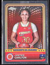 2024 Topps Chrome McDonalds All-American #65 Justice Carlton