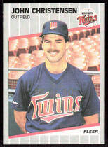 1989 Fleer Base Set #108 John Christensen