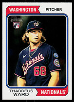 2023 Topps Heritage High Number #576 Thaddeus Ward