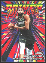 2025 Topps Chrome Update Power Players #PP-4 Rudy Gobert