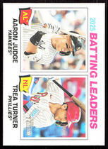 2026 Topps Heritage #1 Aaron Judge|Trea Turner