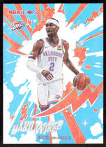 2025 Topps NBA Hoops Hard Wired #HW-1 Shai Gilgeous-Alexander