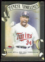2026 Finest Finest Timelines #FT-26 Kirby Puckett