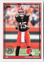 2026 Topps Flagship 1991 Topps Rookies #91TR-8 Taylen Green