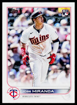 2022 Topps Update #US120 Jose Miranda