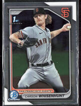 2024 Bowman Chrome Prospects #BCP-96 Carson Whisenhunt