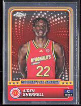2024 Topps Chrome McDonalds All-American #92 Aiden Sherrell