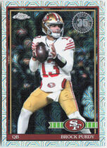 2026 Topps Flagship 1991 Topps Chrome Silver Pack #91TC-3 Brock Purdy