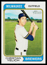 2023 Topps Heritage #218 Christian Yelich