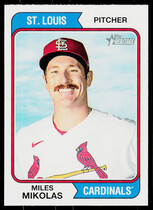 2023 Topps Heritage #393 Miles Mikolas
