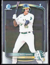 2025 Bowman Chrome Prospects #BCP-102 Nate Nankil