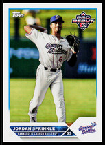 2023 Topps Pro Debut #PD-15 Jordan Sprinkle