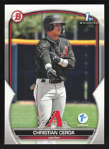 2023 Bowman 1st Edition #BPPF-56 Christian Cerda