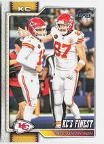 2026 Topps Flagship #291 Kansas City Chiefs Combo Card