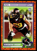 2025 Score Score-A-Treat Rookies Pumpkins #77 Aireontae Ersery