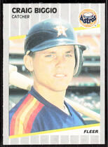 1989 Fleer Base Set #353 Craig Biggio