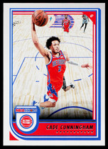2022 Panini NBA Hoops #59 Cade Cunningham