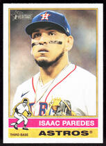 2025 Topps Heritage #8 Isaac Paredes