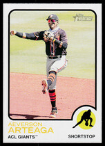 2022 Topps Heritage Minor League #58 Aeverson Arteaga