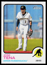 2022 Topps Heritage Minor League #2 Jose Tena