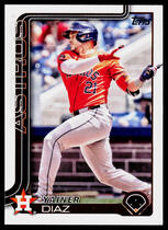 2025 Topps Base Set #299 Yainer Diaz