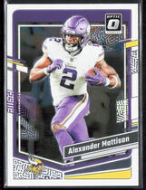 2023 Donruss Optic #121 Alexander Mattison