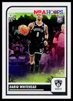 2023 Panini NBA Hoops Haunted Hoops #238 Dariq Whitehead