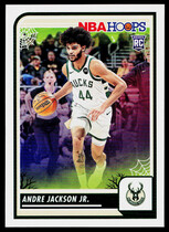 2023 Panini NBA Hoops Haunted Hoops #67 Andre Jackson Jr.