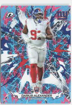 2025 Topps Resurgence Sky Blue & Pink Shock Refractor #170 Darius Alexander