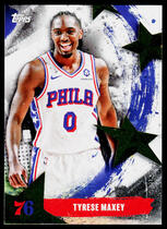 2025 Topps Stars of the NBA #SA-27 Tyrese Maxey