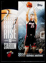 2025 Topps Rise to Stardom #RTS-20 Kasparas Jakucionis