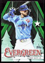 2025 Topps Holiday Christmas Evergreen #E-12 Bobby Witt Jr.