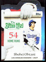 2025 Topps Holiday Christmas Making The Nice List #MNL-1 Shohei Ohtani