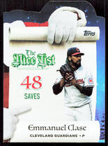 2025 Topps Holiday Christmas Making The Nice List #MNL-15 Emmanuel Clase