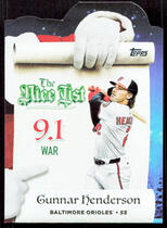 2025 Topps Holiday Christmas Making The Nice List #MNL-16 Gunnar Henderson