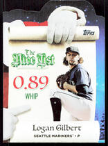 2025 Topps Holiday Christmas Making The Nice List #MNL-17 Logan Gilbert