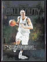 2025 Topps Chrome Ball of Duty #BD-17 Dirk Nowitzki