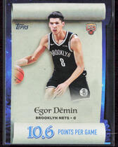 2025 Topps Holiday Making The Nice List #ML-8 Egor Demin