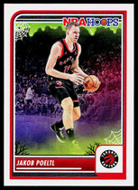 2023 Panini NBA Hoops Haunted Hoops #122 Jakob Poeltl