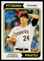 2023 Topps Heritage High Number #674 Johan Oviedo