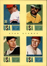 2014 Panini Golden Age Star Stamps #11 Bill Mazeroski|Nolan Ryan|Reggie Jackson|Richie Ashburn