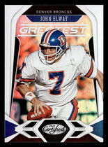 2020 Panini Certified The Greatest #9 John Elway